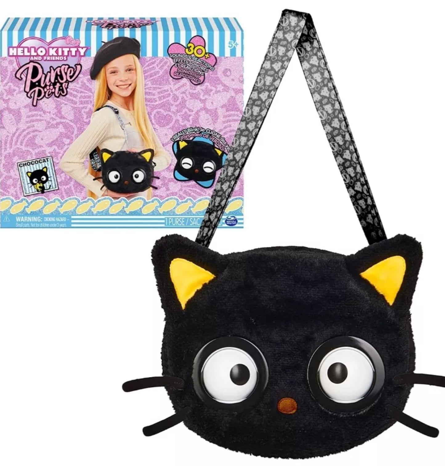 Chococat Interactive Shoulder Bag - Purse Pet