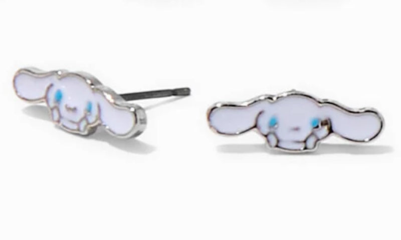 Cinnamoroll Metallic Earrings for Pierced Ears