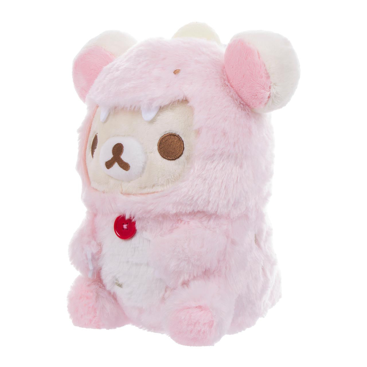 Korilakkuma San-X Original with Dinosaur Costume - Pastel Pink Plush