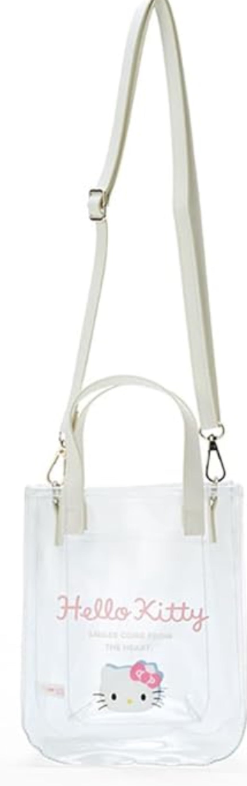 Sanrio Clear Shoulder Handbag  - Hello Kitty