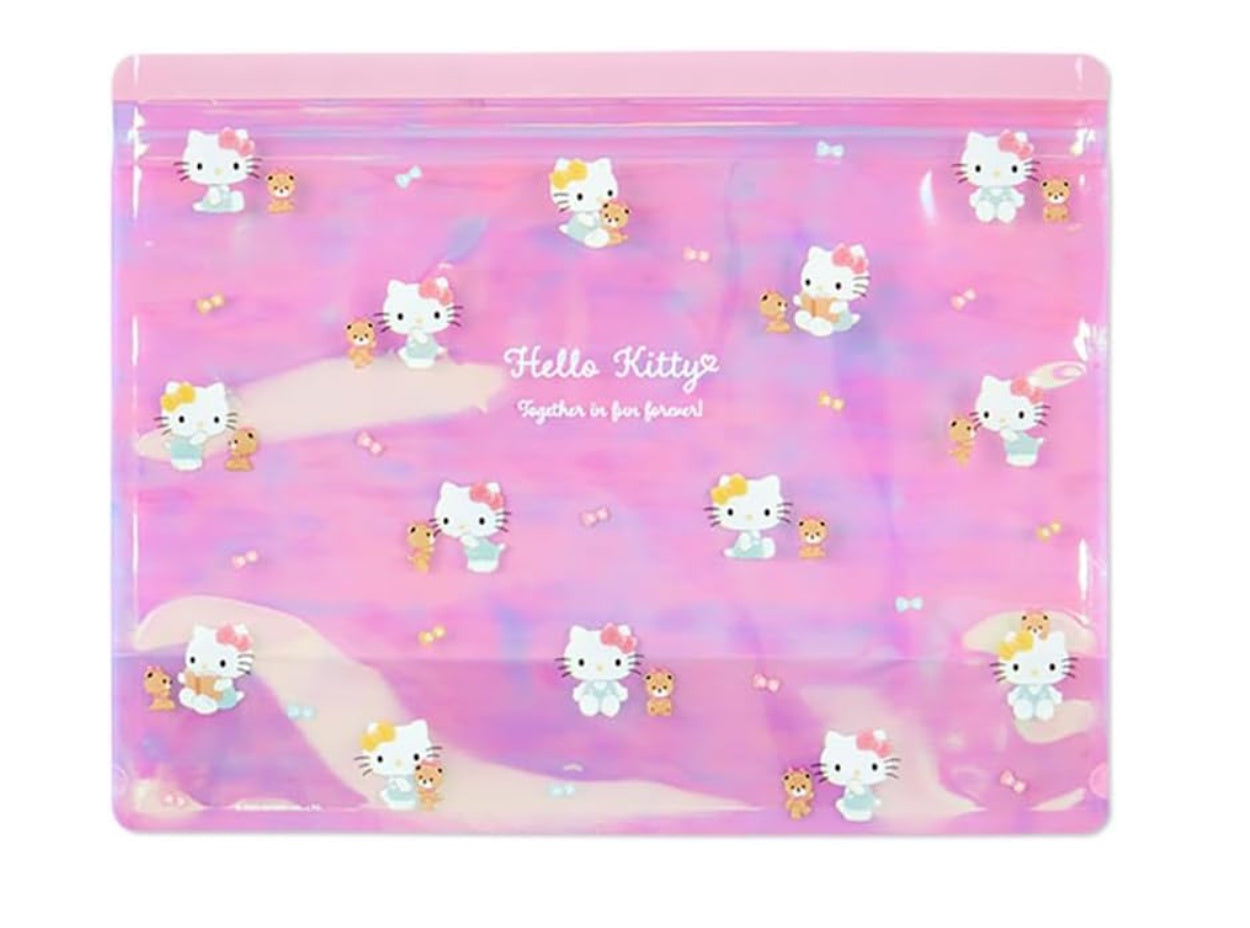 Hello Kitty 5 Pc Vinyl Cases Slide Zip