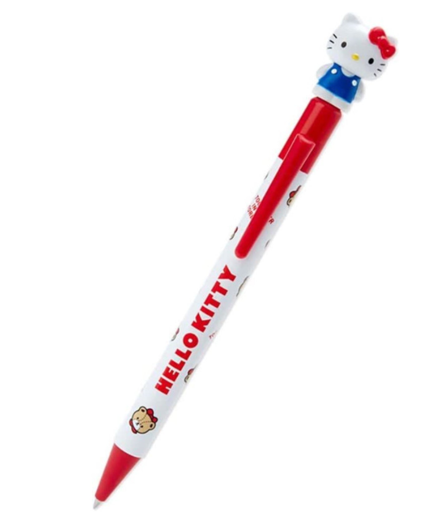 Hello Kitty Character Top Ballpoint Pen - Black Ink