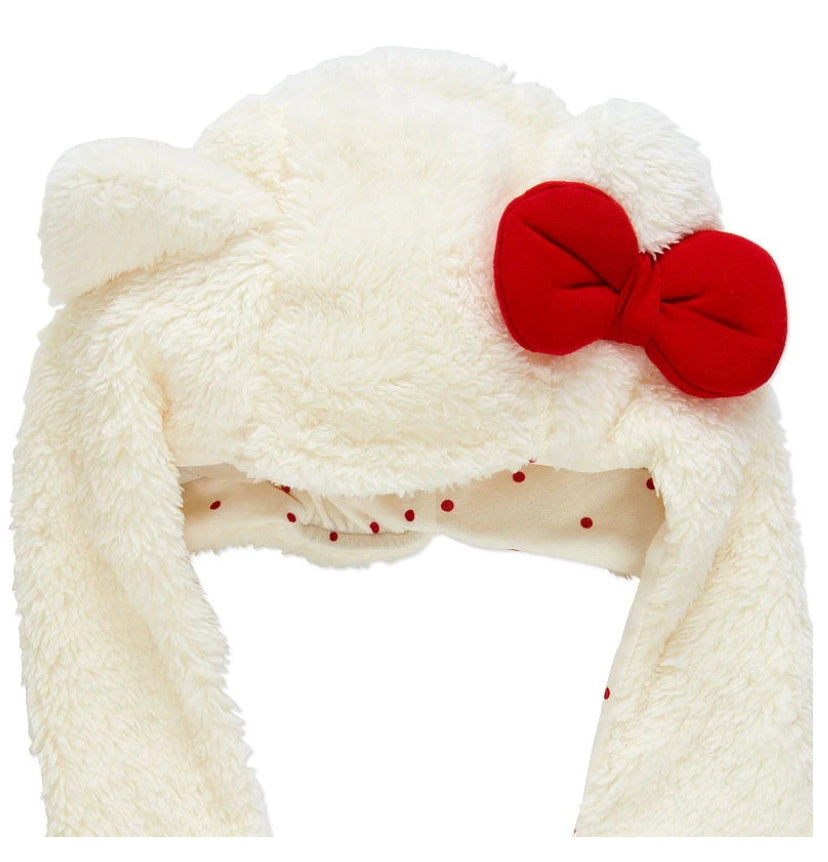 Hello Kitty Fluffy Hooded Scarf - Kids