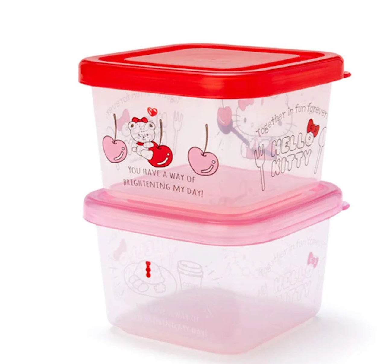 Hello Kitty Mini Snack Container Set