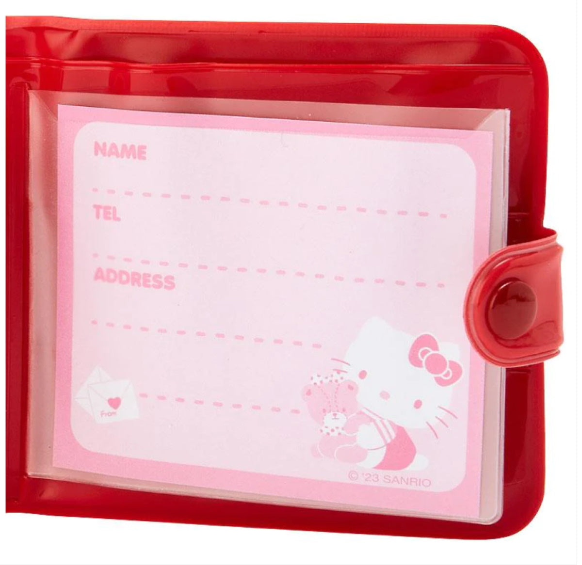 Hello Kitty Stars Vinyl Wallet - Red