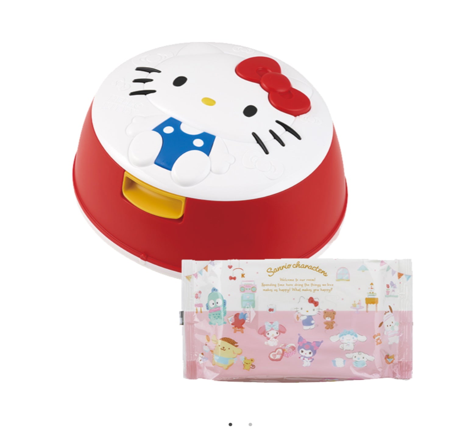 Hello Kitty Wet Wipes in Round Container