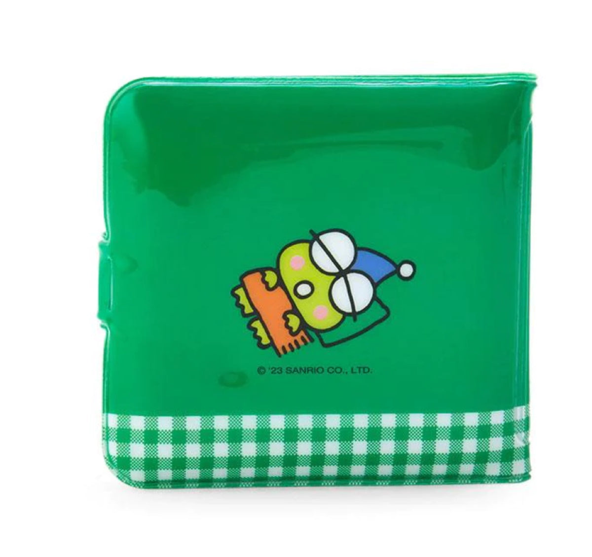 Keroppi Frog Stars Vinyl Wallet - Green