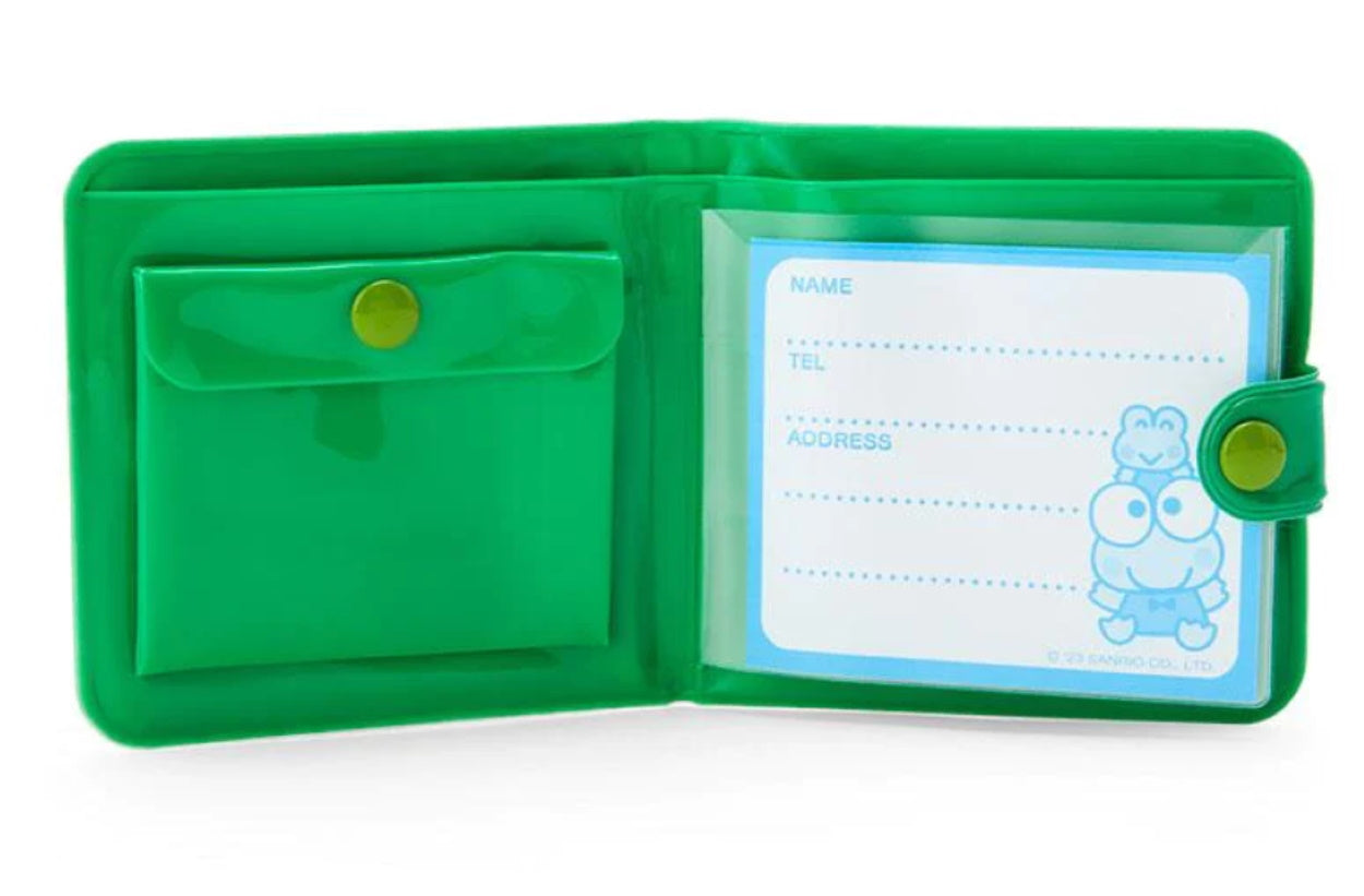 Keroppi Frog Stars Vinyl Wallet - Green