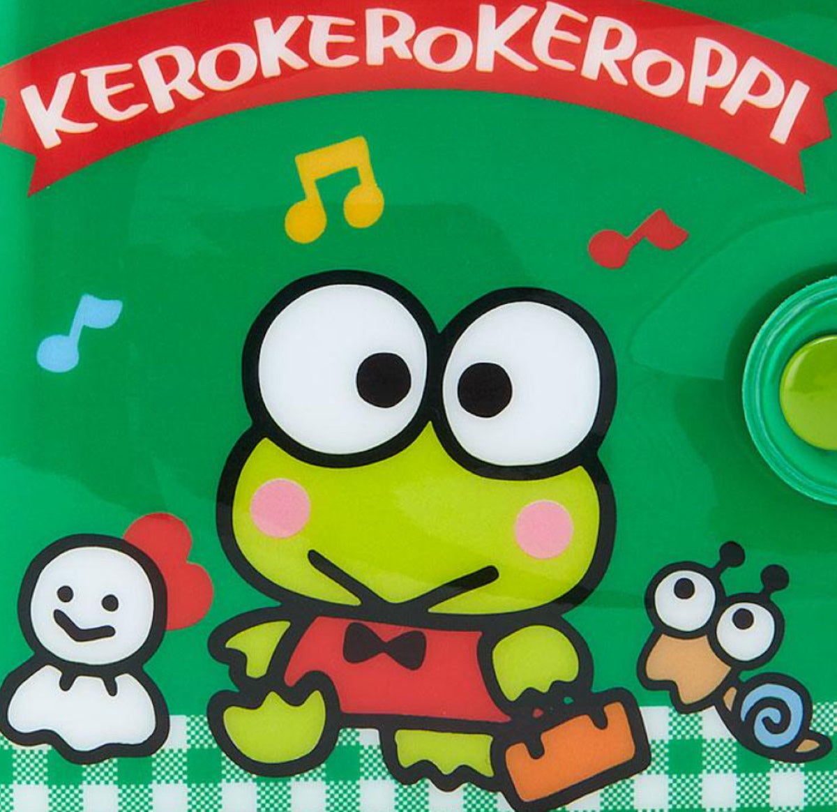 Keroppi Frog Stars Vinyl Wallet - Green