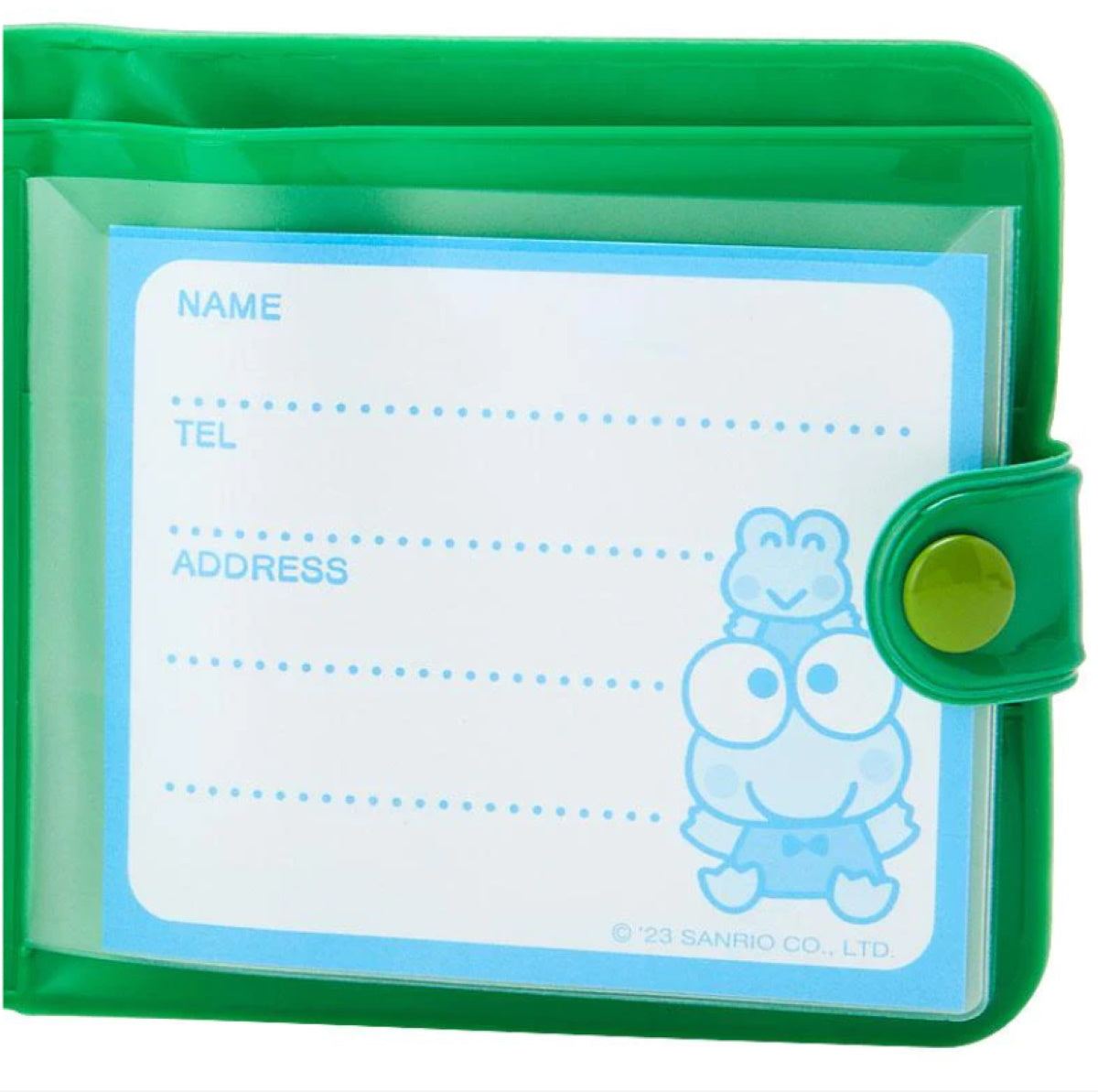 Keroppi Frog Stars Vinyl Wallet - Green