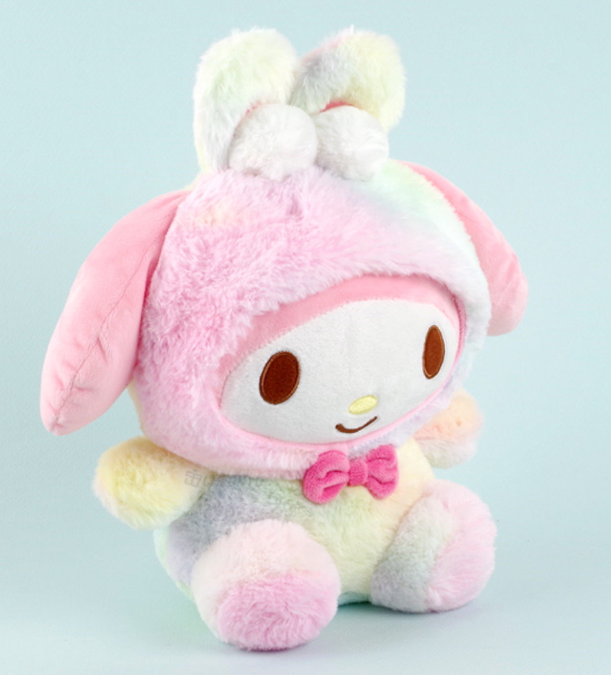 Sanrio Fluffy Bunny Rainbow My Melody Plush