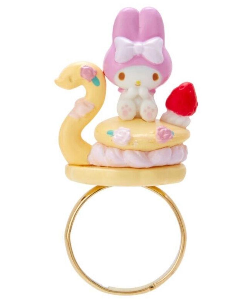 Sanrio Sweet Cakes Adjustable Ring with Gift Case (Various Characters)