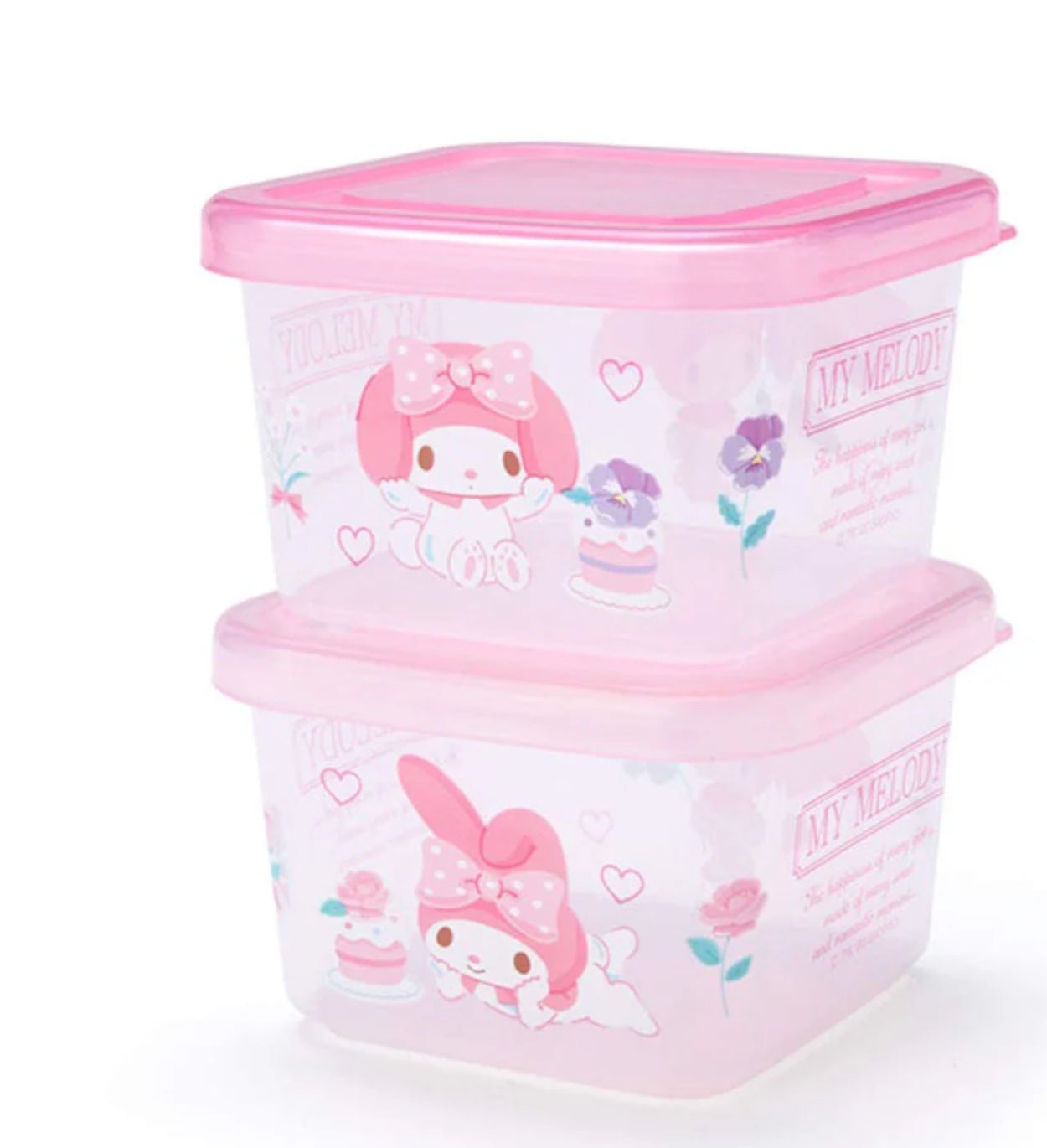 My Melody Mini Snack Container Set