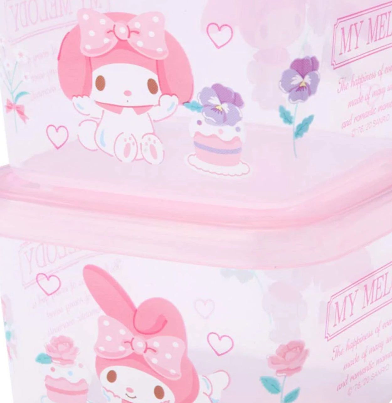 My Melody Mini Snack Container Set