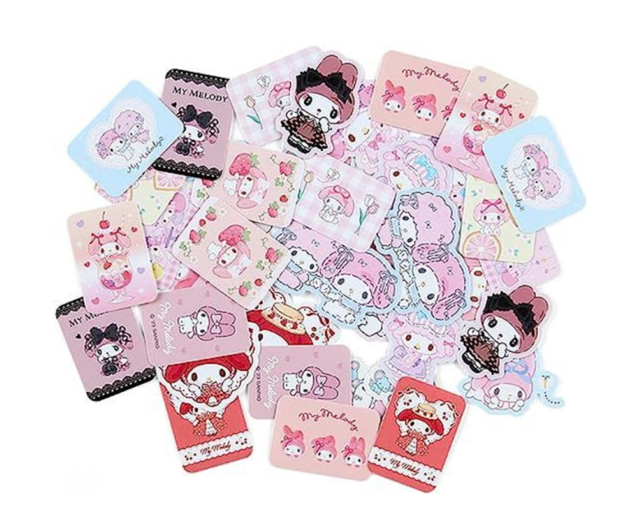 My Melody Sticker Set in Plastic Case