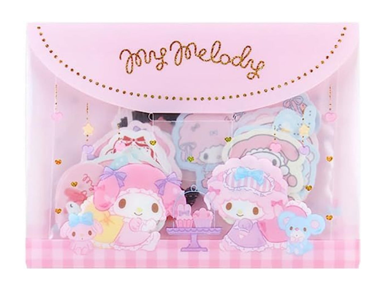 My Melody Sticker Set in Plastic Case