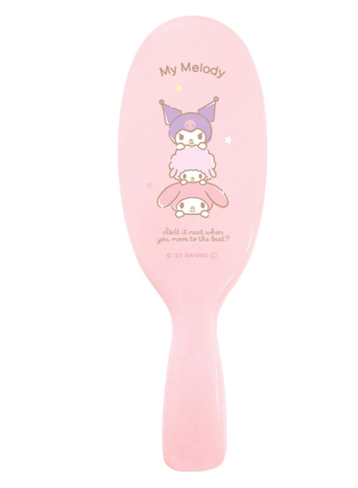 Sanrio Pink Hairbrush - My Melody Kuromi Sweet Piano