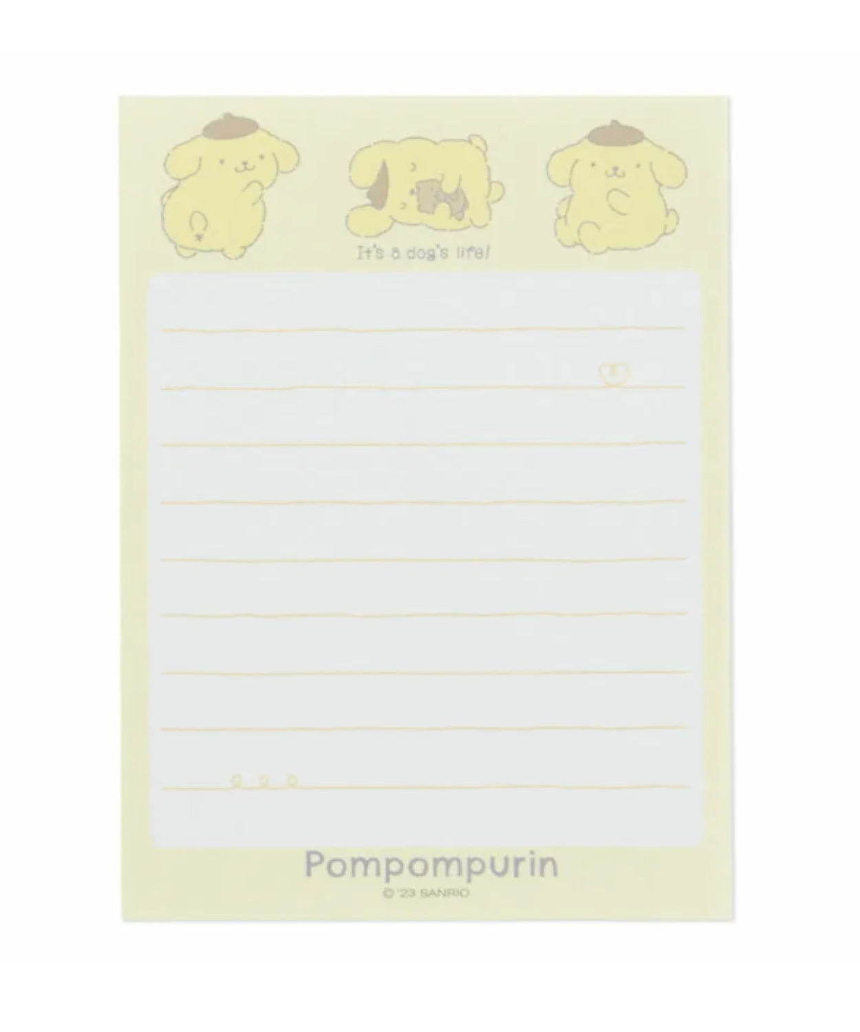 Pompompurin Mini Letter Set