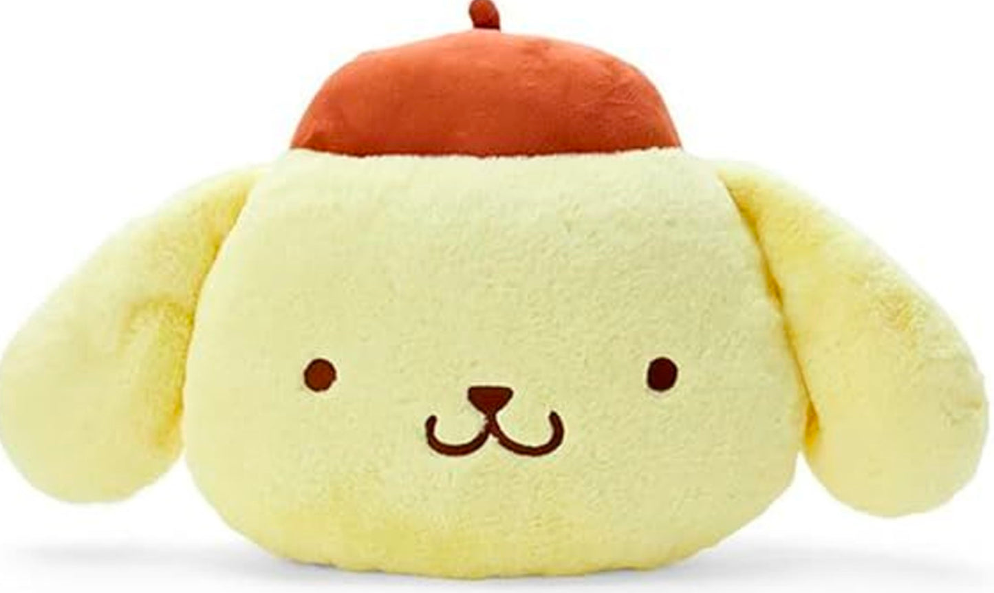 Pompompurin Plush Face Cushion Super Soft