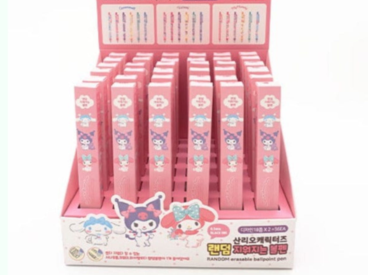 Sanrio Character Erasable Pen  Cinnamoroll/My Melody/Kuromi (Random Blind Box)