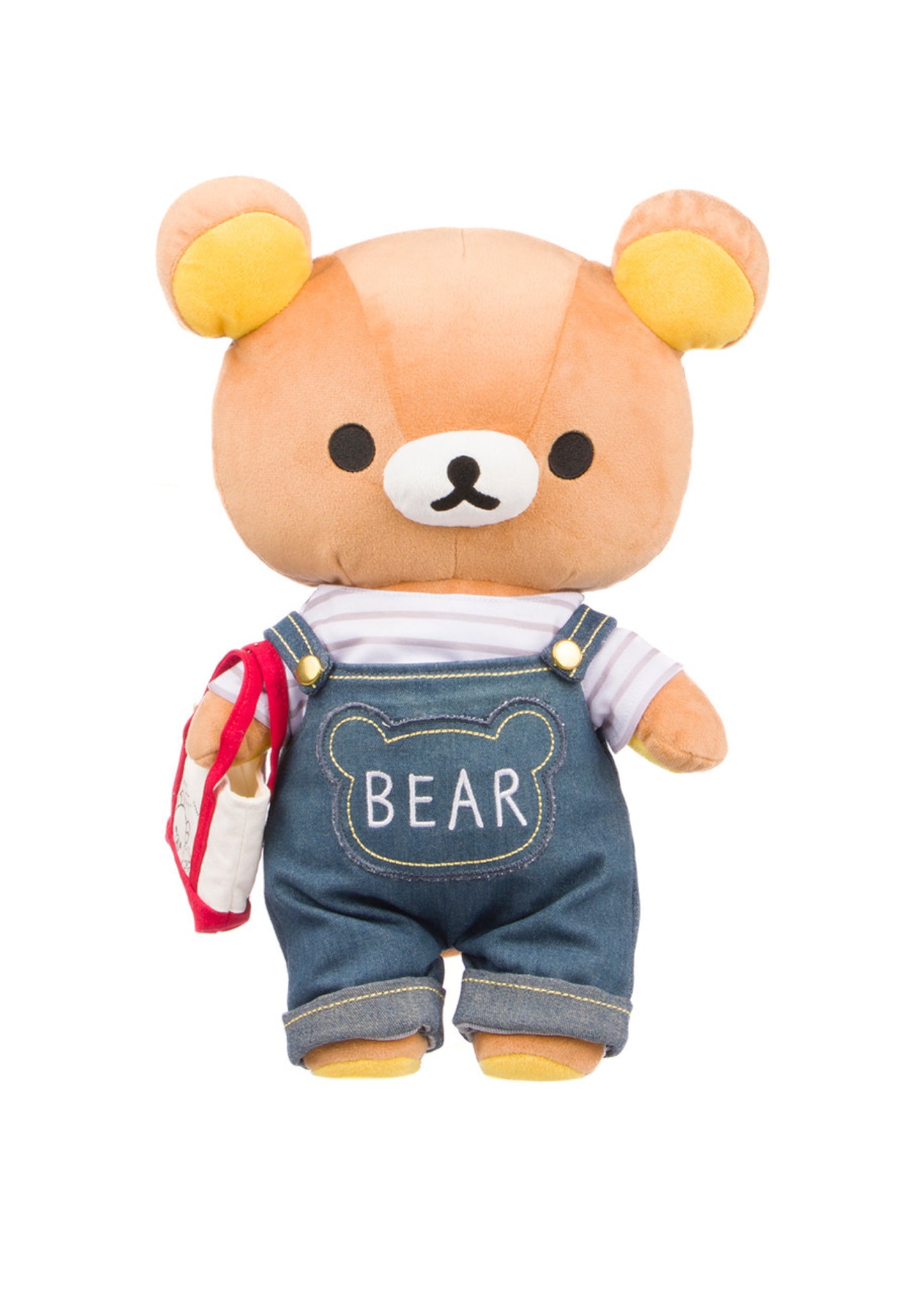 Large Rilakkuma San-X Original  Plush - Denim Dungarees