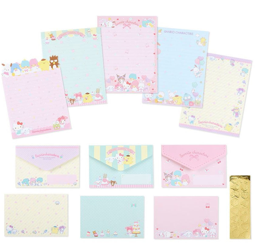 Sanrio Mix Character Letter Set