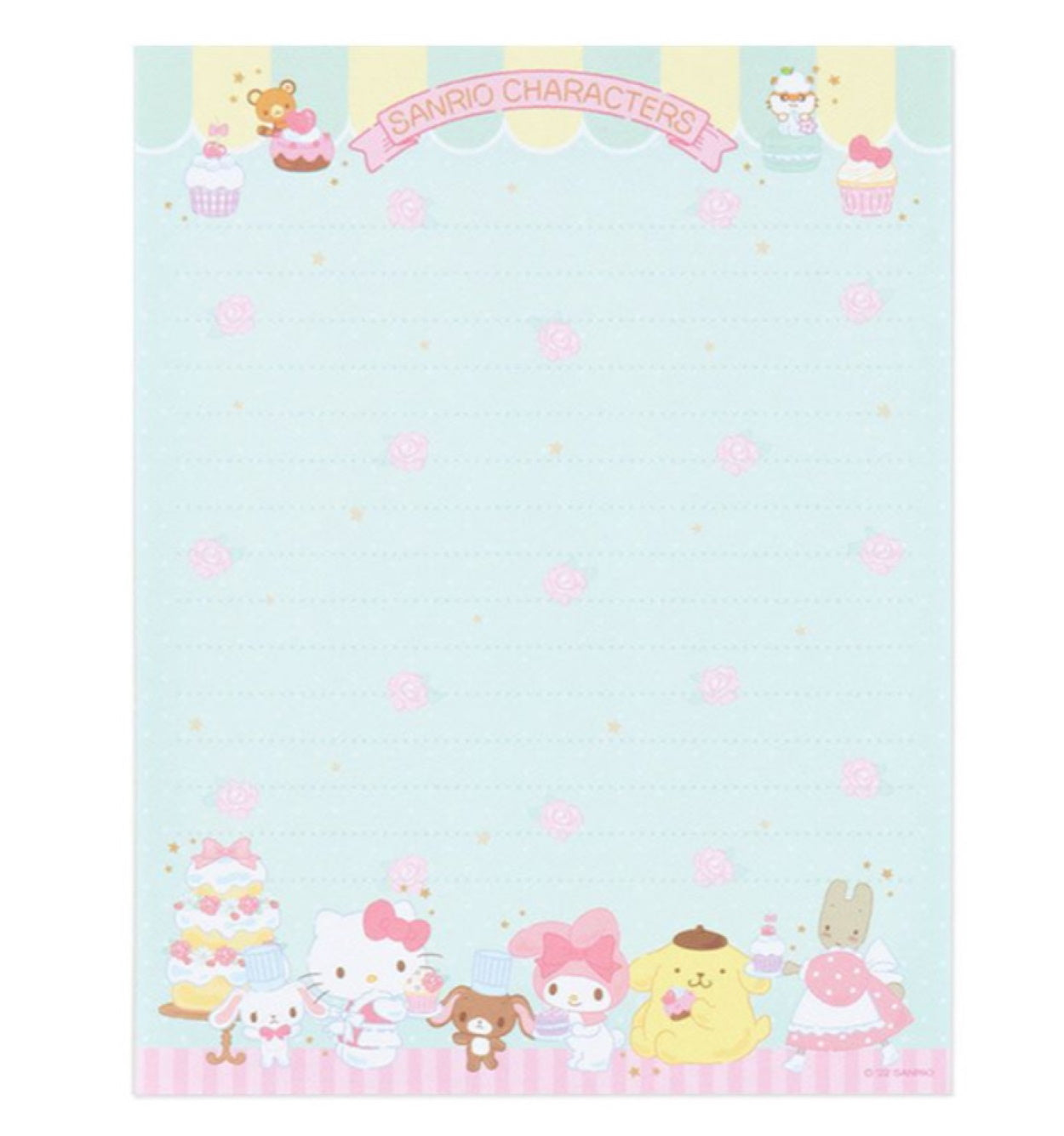Sanrio Mix Character Letter Set