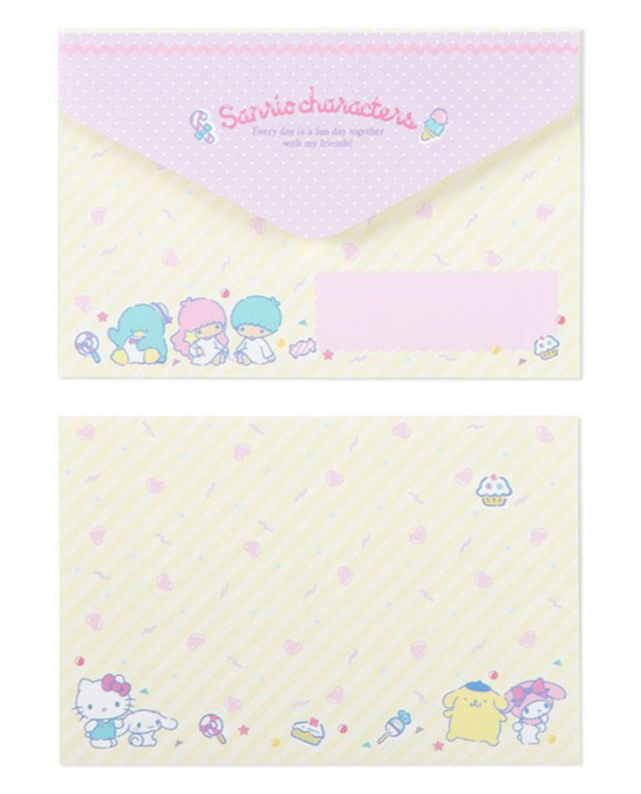 Sanrio Mix Character Letter Set