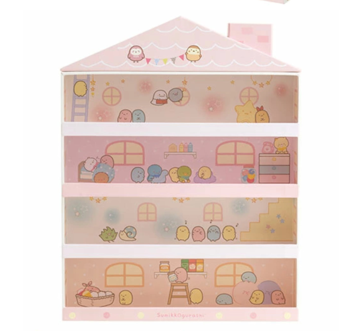 Sumikko Gurashi Mini Plush House Case Display