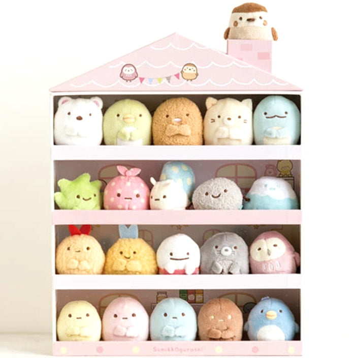 Sumikko Gurashi Mini Plush House Case Display