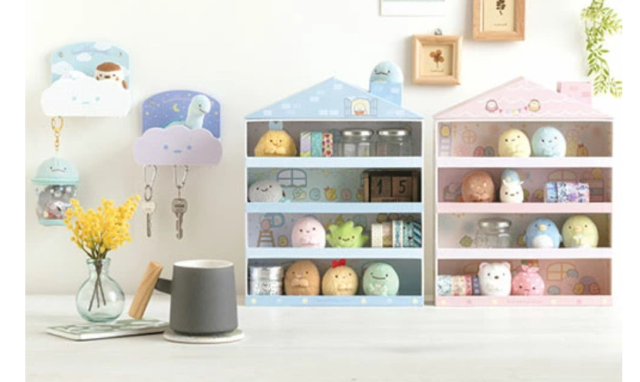 Sumikko Gurashi Mini Plush House Case Display