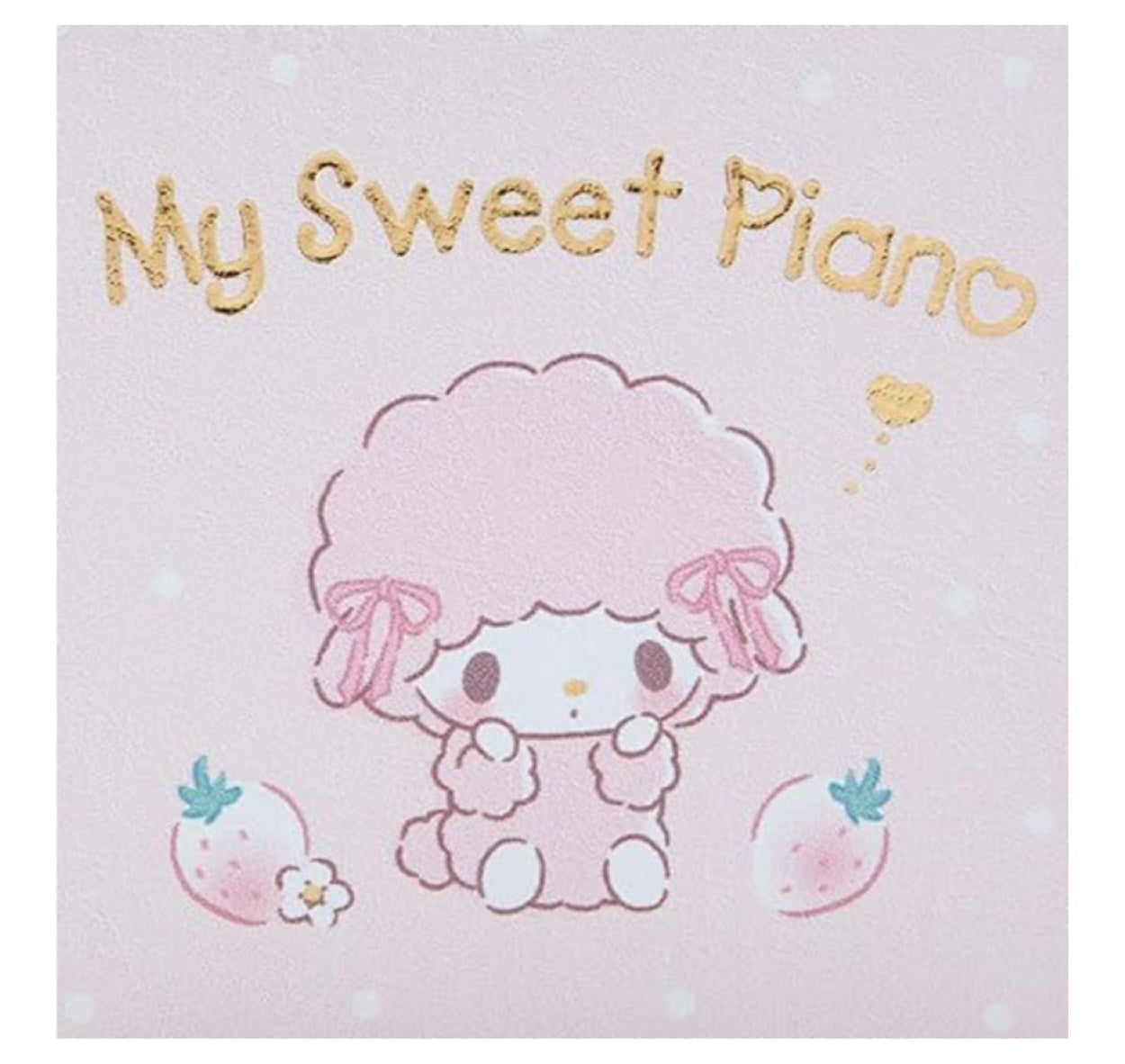 Sweet Piano Square Mirror Compact