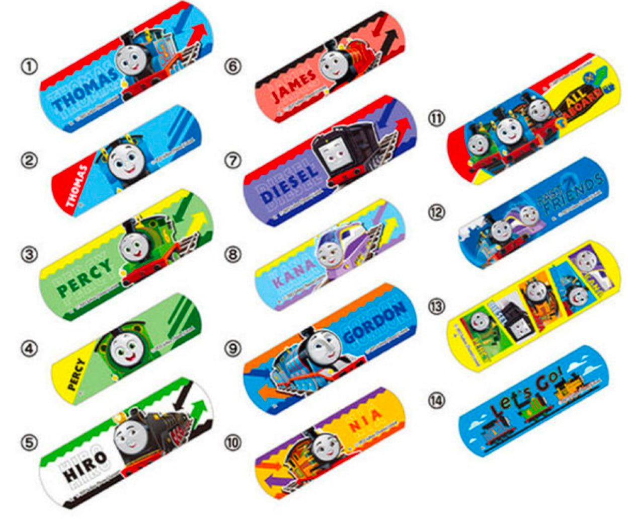 Thomas the Tank Engine Plasters Band-aids