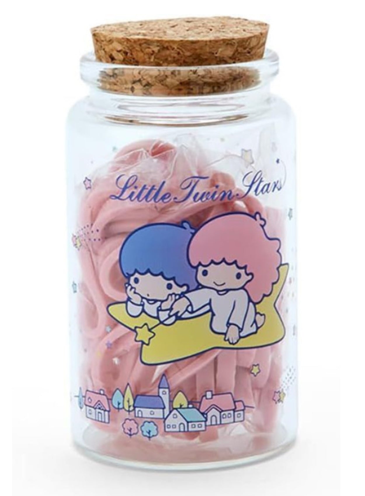 Sanrio Hairbands in a Decorated Glass Jar - Little Twin Stars