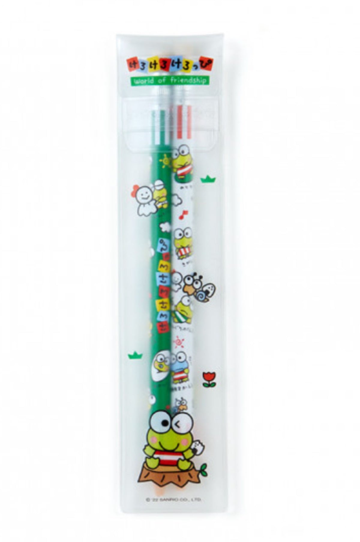 Keroppi Pen Set Pencil Style (Black/Red Ink)