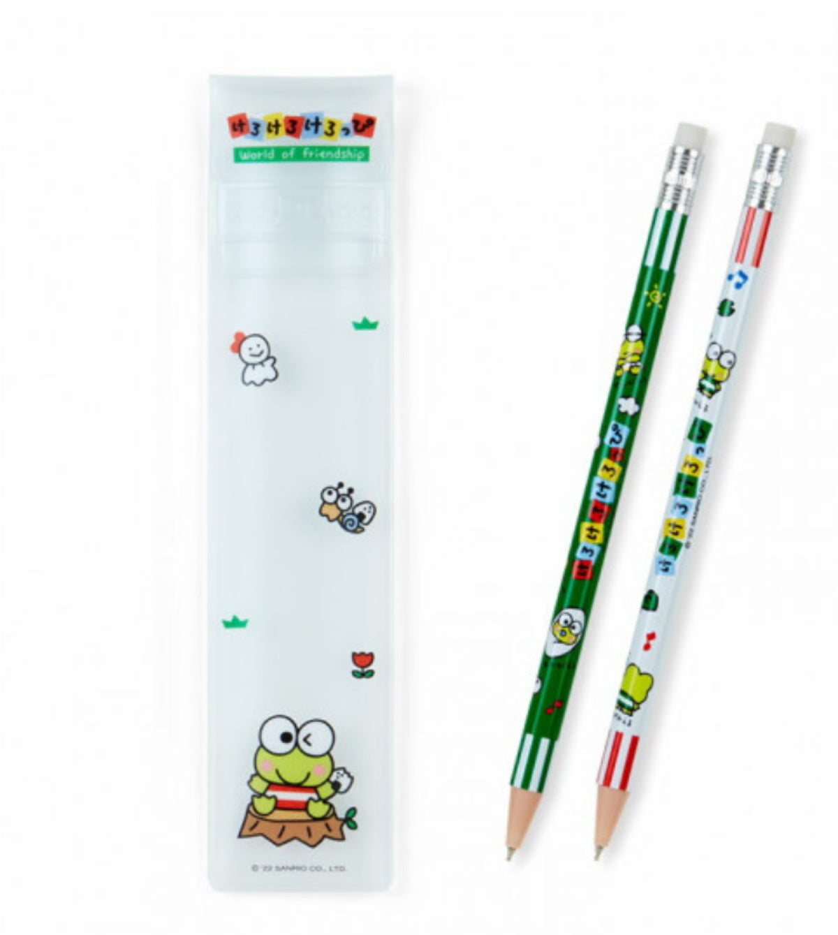 Keroppi Pen Set Pencil Style (Black/Red Ink)