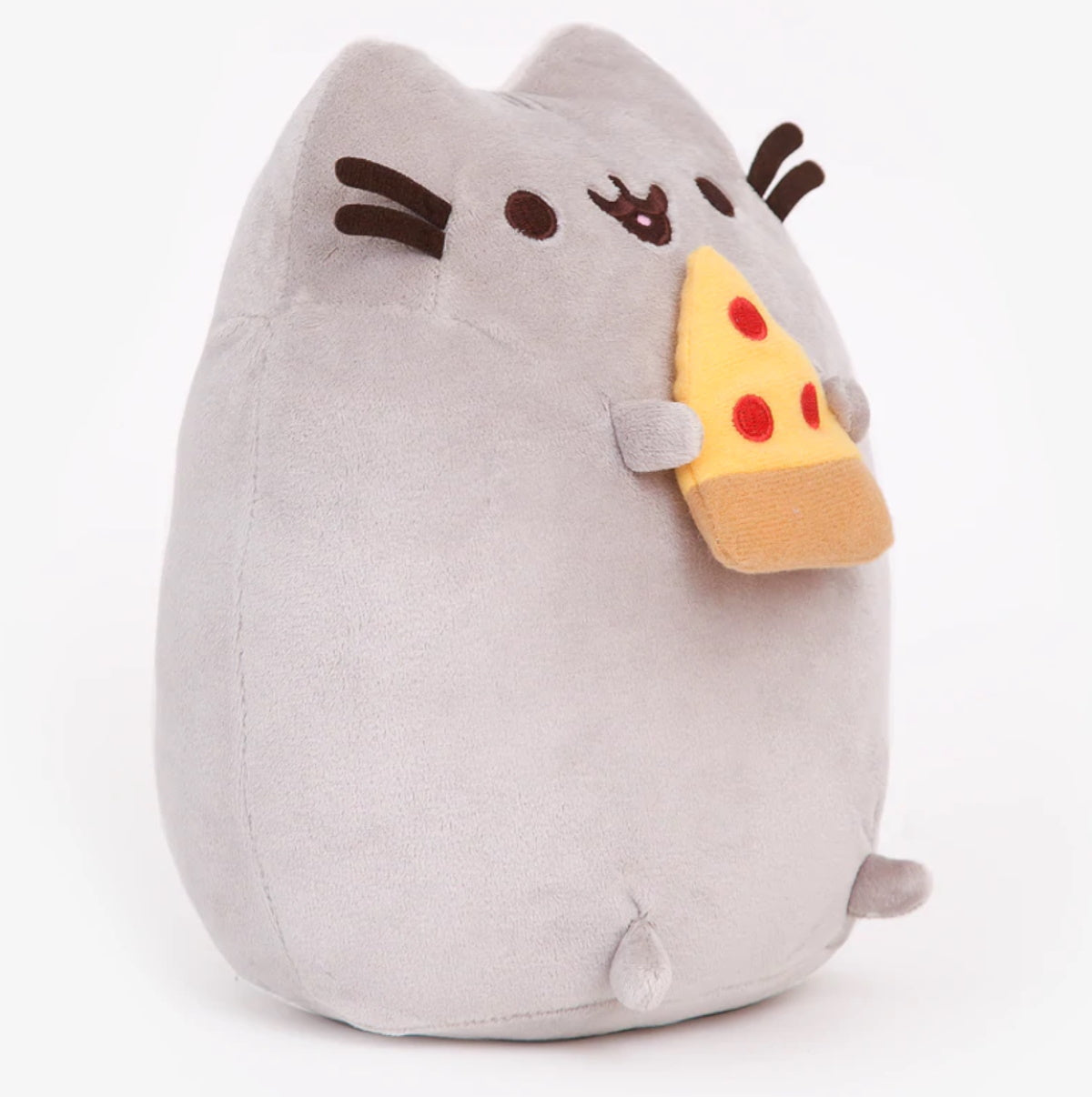 Pusheen Large Grey Plush Soft Toy - Pizza