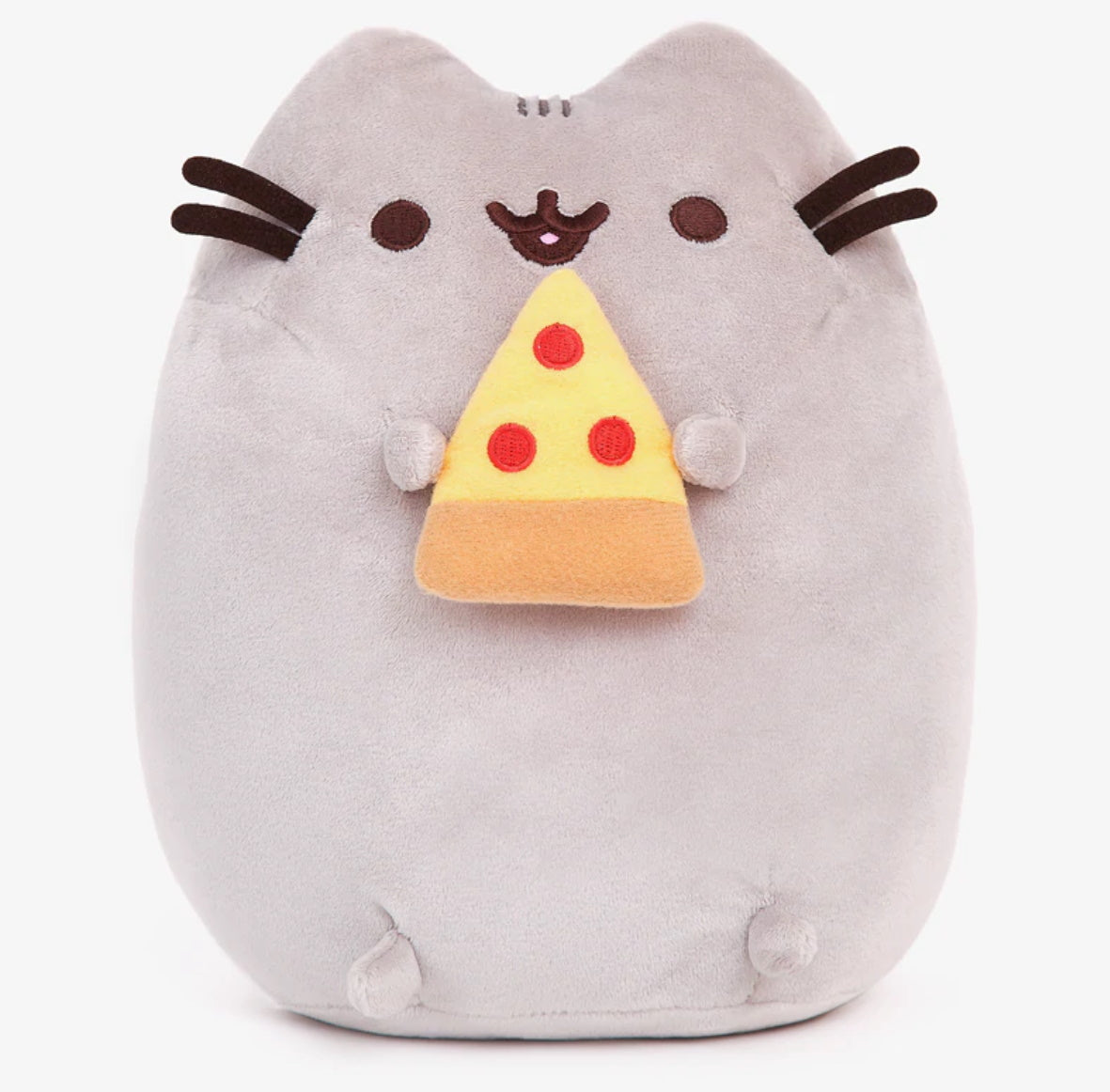 Pusheen Large Grey Plush Soft Toy - Pizza