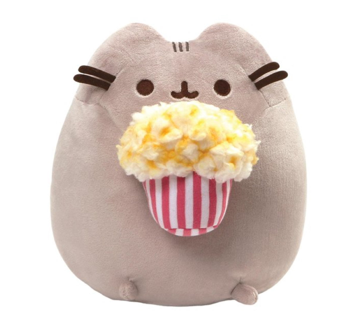 Pusheen Large Grey Plush - Popcorn