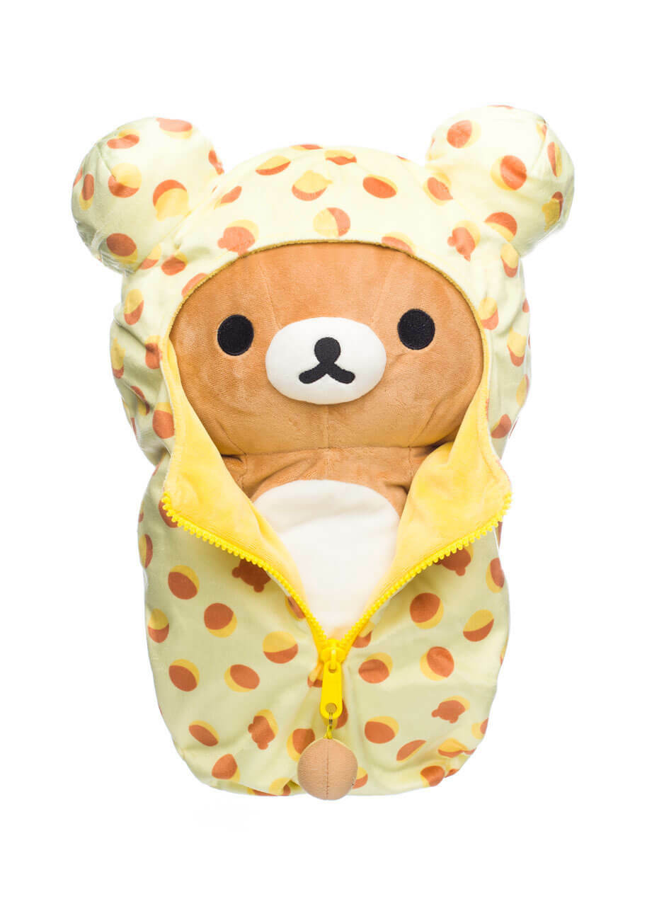 Rilakkuma San-X Original Acorn Pattern Sleeping Bag Plush - Large